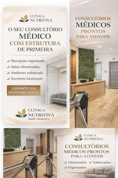 Salas Consultorio para Atendimento Medicos (as)